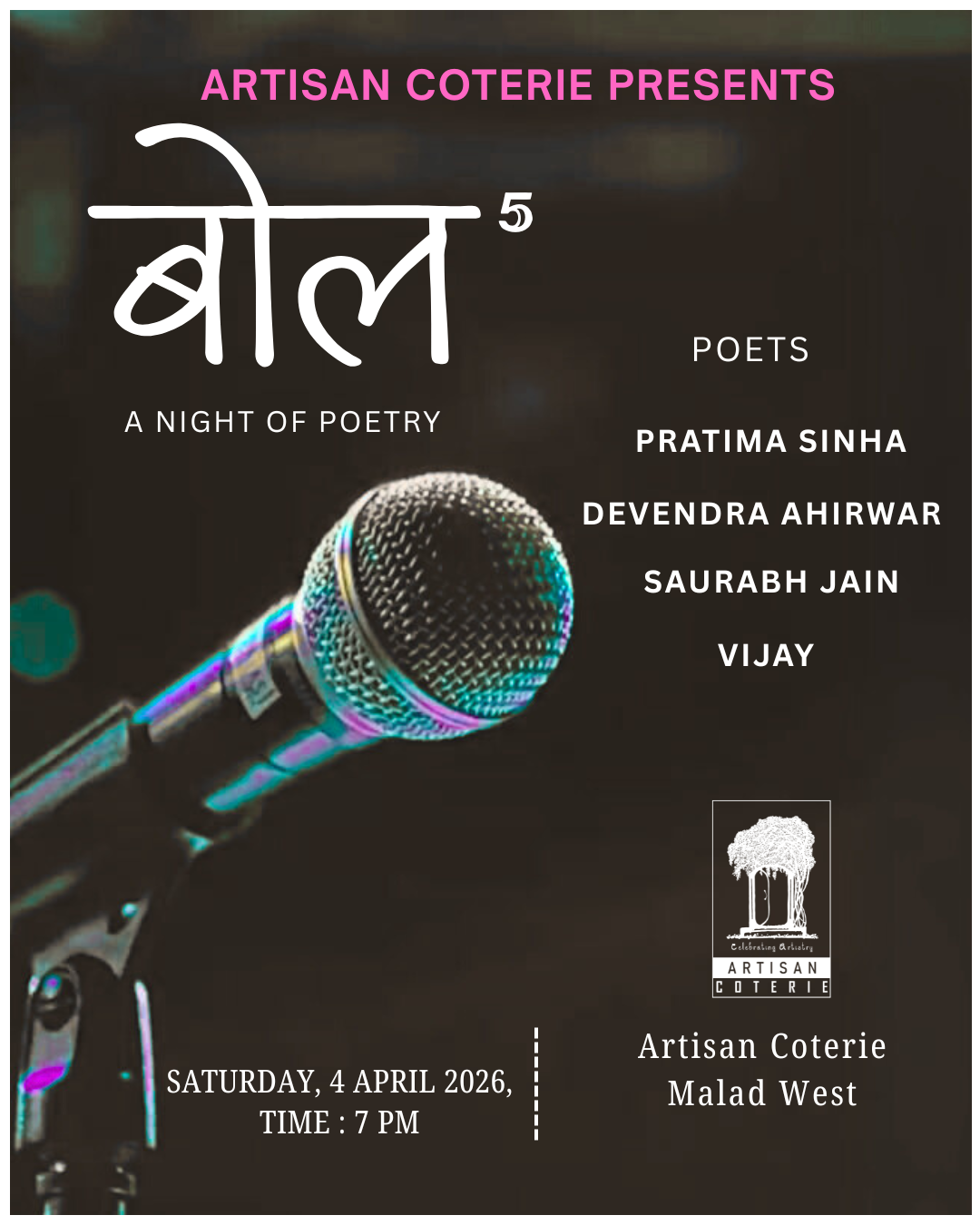 BOL - A Hindi Poetry Night
