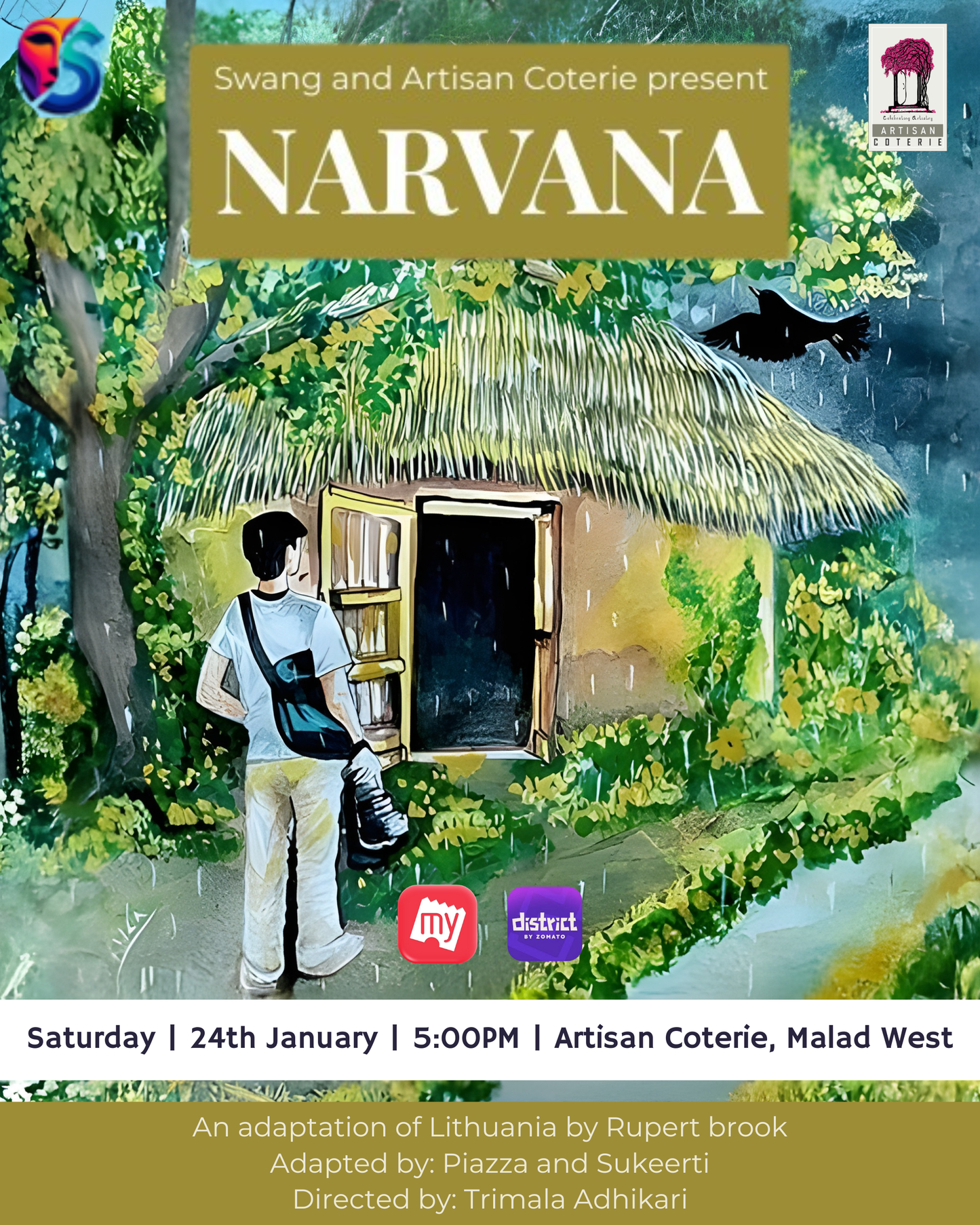 Ticket: NARVANA (नरवाना) - A Dark Comedy Play (Hindi)