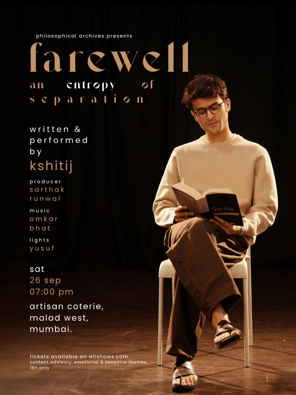 "Farewell" - An entropy of separation