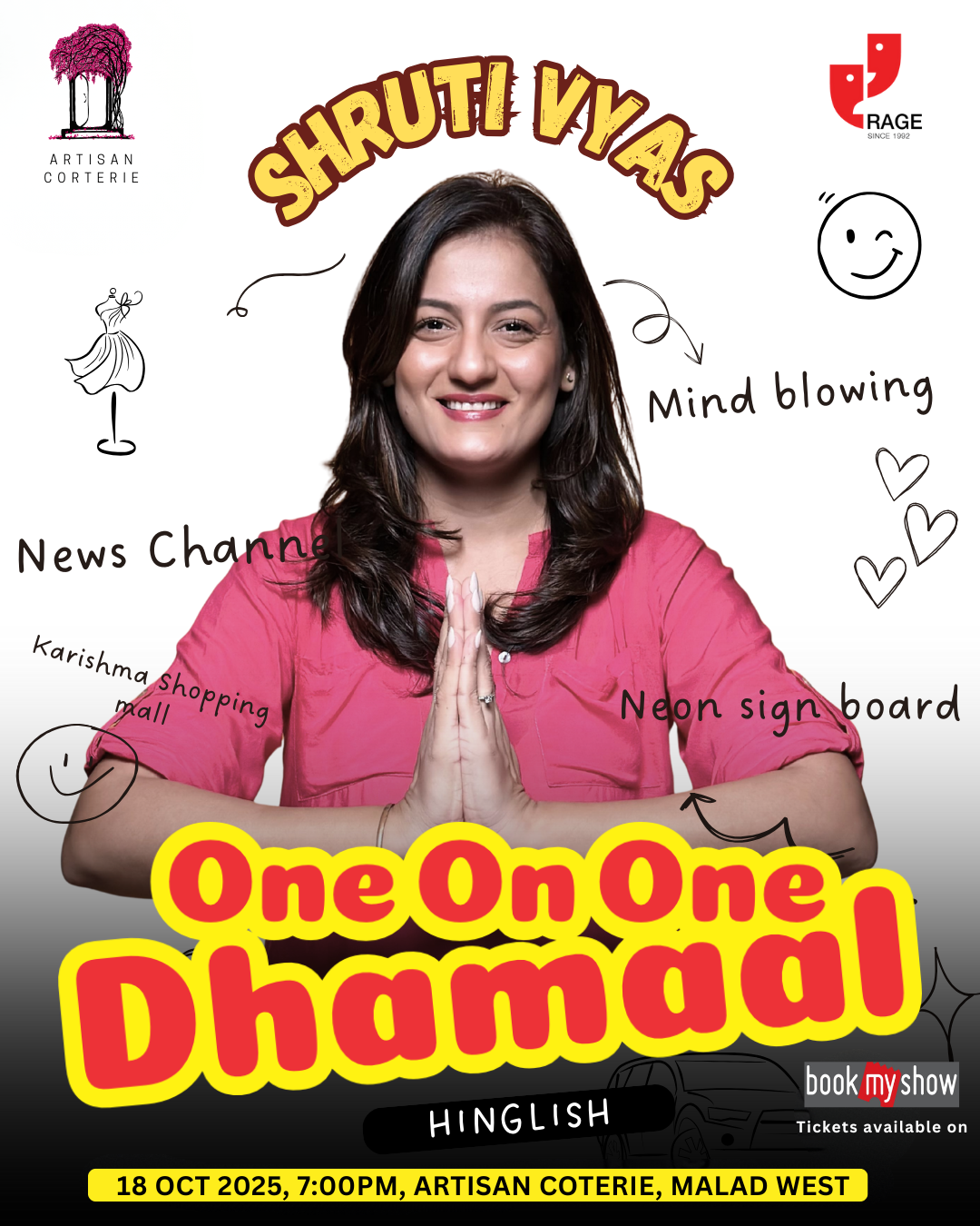 ONE ON ONE DHAMAAL - 18 OCTOBER - 7:00PM