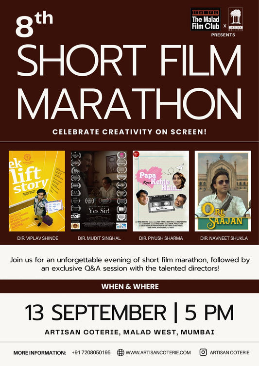 8TH FILM MARATHON - SATURDAY 13 SEPTEMBER | 5:00PM