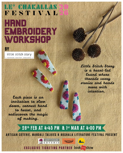 Hand Embroidery - Workshop