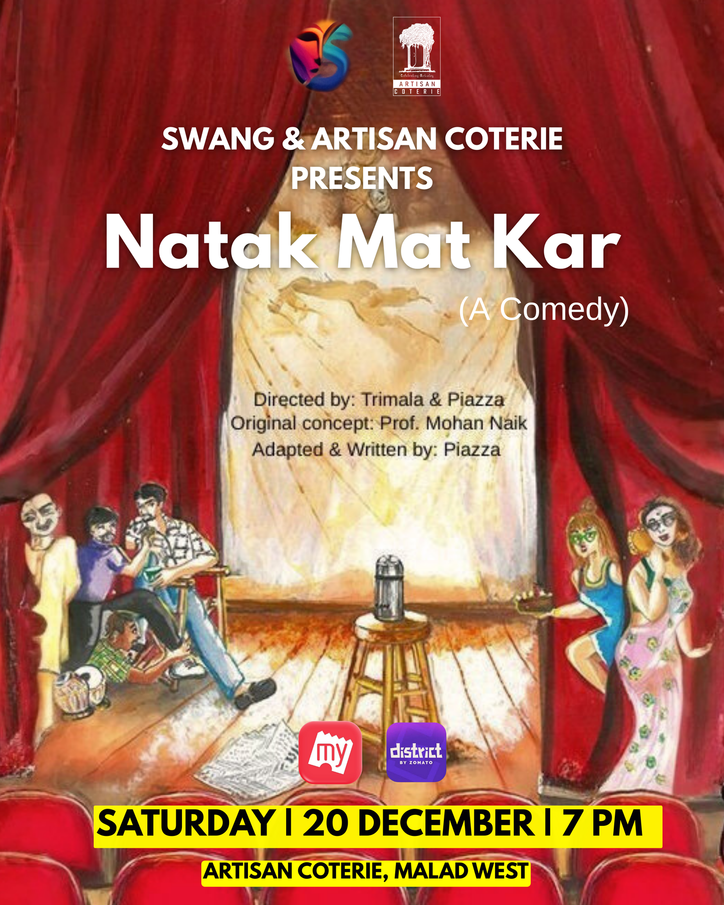 NATAK MAT KAR - SATURDAY 20 DECEMBER | 7:00 PM