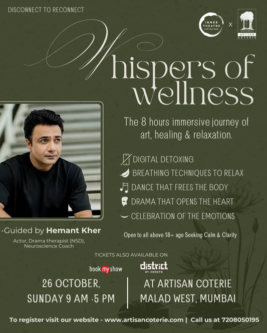 WHISPERS OF WELLNESS - 26 OCTOBER - 9:00AM to 5:00PM